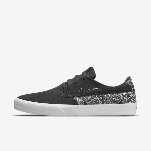 Nike SB Shane Premium Skate Shoes Damen Dunkelgrau Weiß Schwarz Grau | NK910KJO