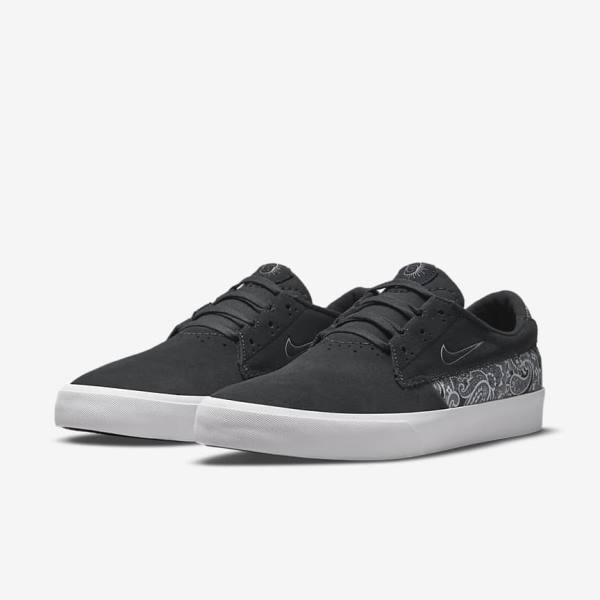 Nike SB Shane Premium Skate Shoes Herren Dunkelgrau Weiß Schwarz Grau | NK947EHO