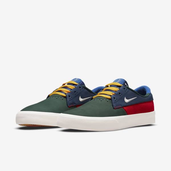 Nike SB Shane Skate Shoes Damen Grün Rot Navy | NK065ENM