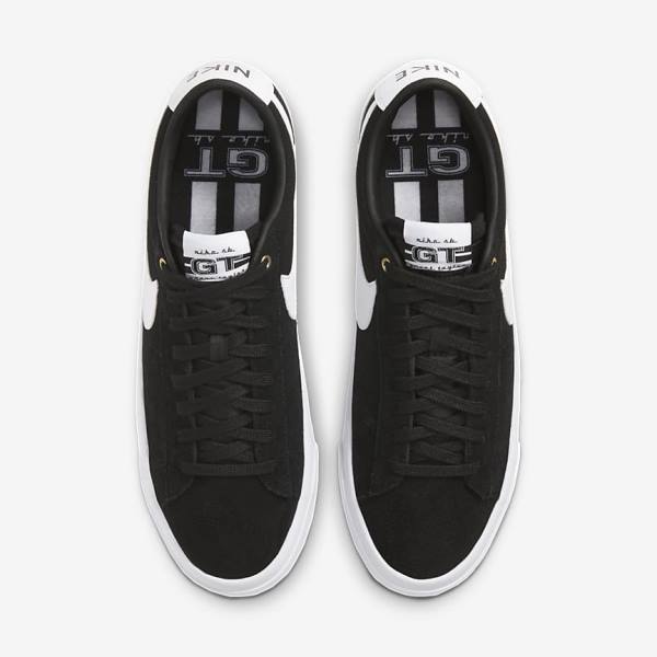 Nike SB Zoom Blazer Low Pro GT Sneakers Damen Schwarz Hellbraun Weiß | NK432YJR