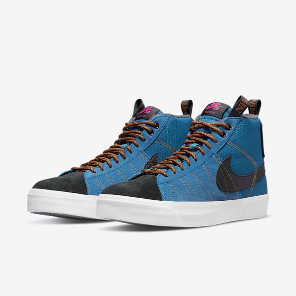 Nike SB Zoom Blazer Mid Premium Skate Shoes Damen Schwarz | NK356NCW