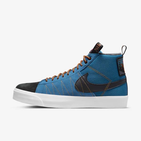 Nike SB Zoom Blazer Mid Premium Skate Shoes Damen Schwarz | NK356NCW