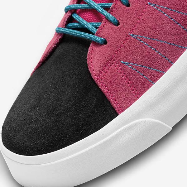 Nike SB Zoom Blazer Mid Premium Sneakers Damen Rosa Blau Königsblau Blau | NK043CGS