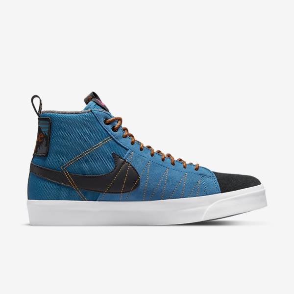 Nike SB Zoom Blazer Mid Premium Sneakers Herren Schwarz | NK138XEI