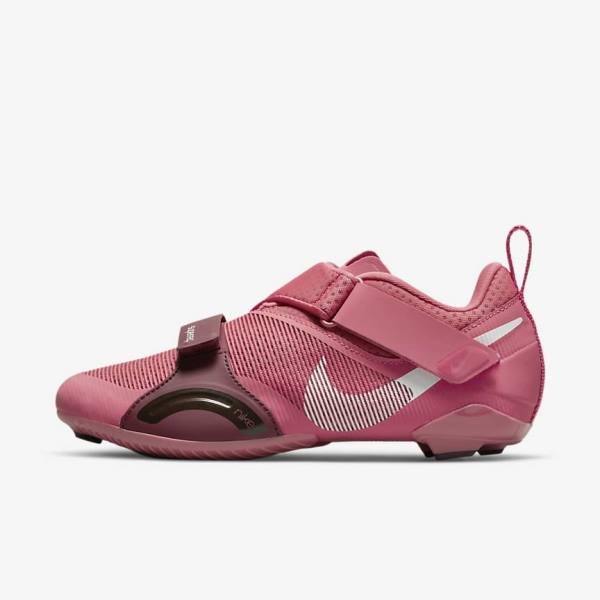 Nike SuperRep Cycle Indoor Cycling Sportschuhe Damen Rosa Metal Hellrosa | NK809FKY