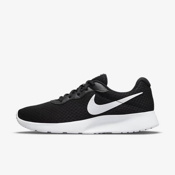 Nike Tanjun Sneakers Damen Schwarz Weiß | NK246IYS