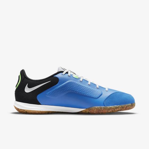 Nike Tiempo Legend 9 Academy IC Indoor-Court Fußballschuhe Herren Hellblau Hellgrün Braun Schwarz | NK820MIN