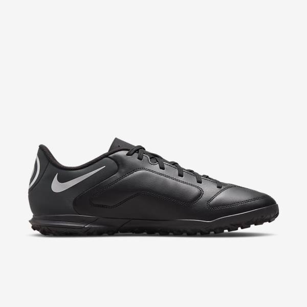 Nike Tiempo Legend 9 Club TF Turf Fußballschuhe Damen Schwarz Dunkelgrau | NK920COY