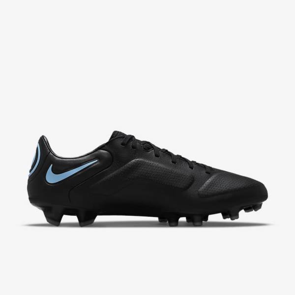 Nike Tiempo Legend 9 Pro FG Firm-Ground Fußballschuhe Herren Schwarz Grau | NK815AKH