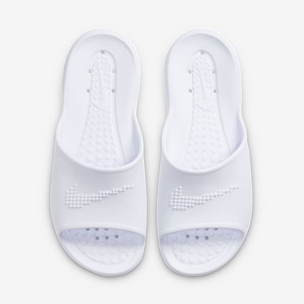 Nike Victori One Shower Badelatschen Damen Weiß | NK146SMH