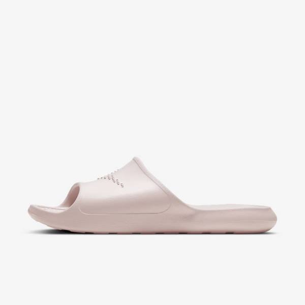 Nike Victori One Shower Badelatschen Damen Rosa Rosa Weiß | NK918POY