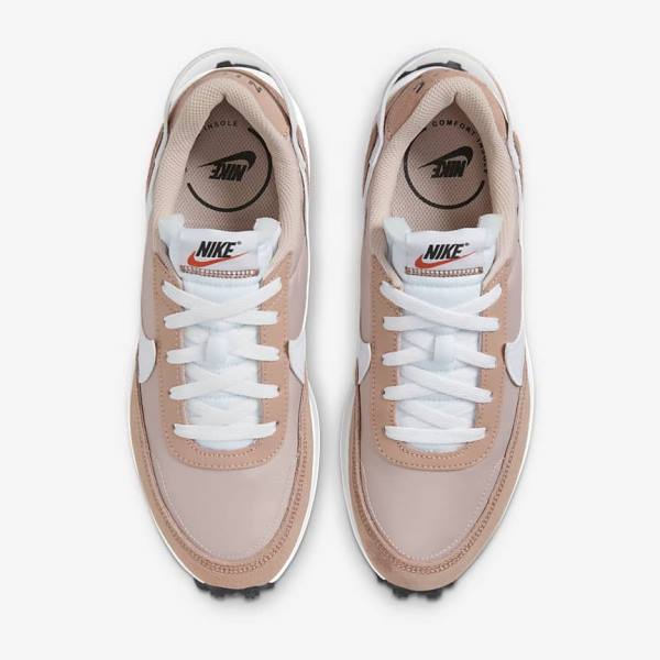 Nike Waffle Debut Sneakers Damen Rosa Rosa Khaki Rosa Weiß | NK807IXD