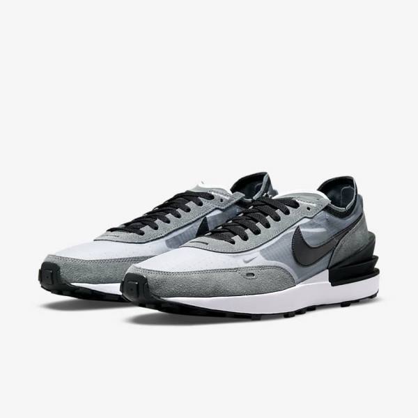 Nike Waffle One SE Sneakers Herren Grau Weiß Grau Schwarz | NK896HEP