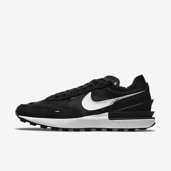 Nike Waffle One Sneakers Damen Schwarz Orange Weiß | NK607BIY