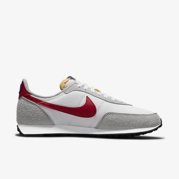 Nike Waffle Trainer 2 Sneakers Herren Weiß Hellgrau Königsblau Rot | NK540IQR