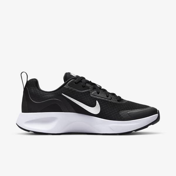 Nike Wearallday Sneakers Damen Schwarz Weiß | NK769LDZ