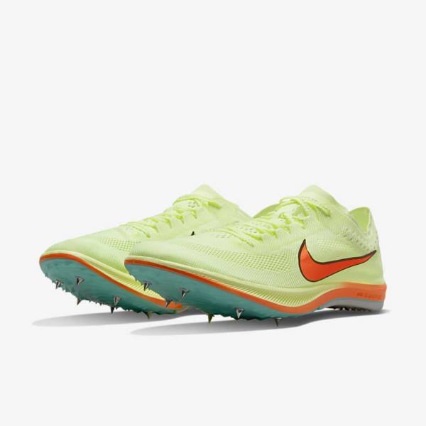 Nike ZoomX Dragonfly Athletics Distance Spikes Laufschuhe Damen Türkis Schwarz Orange | NK372DXP