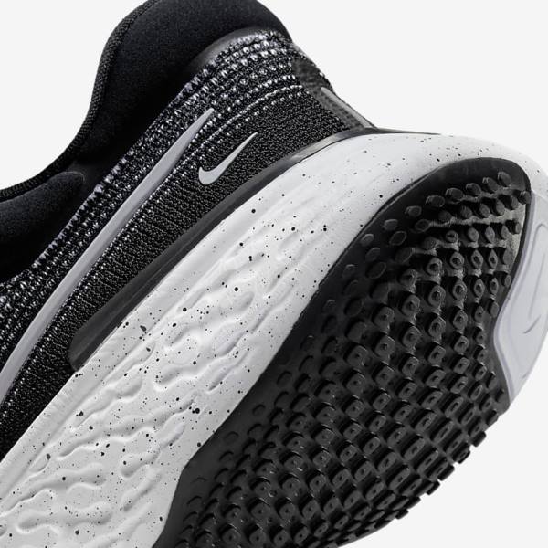 Nike ZoomX Invincible Run Flyknit Straßen Laufschuhe Herren Weiß Schwarz Weiß | NK958XMJ