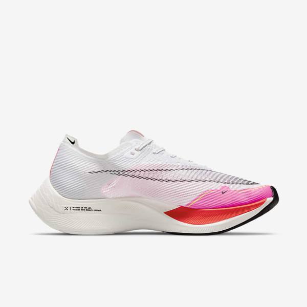 Nike ZoomX Vaporfly Next% 2 Straßen Rennfahrer Laufschuhe Herren Gold Orange Schwarz | NK537RIZ