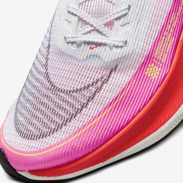 Nike ZoomX Vaporfly Next% 2 Straßen Rennfahrer Laufschuhe Herren Gold Orange Schwarz | NK537RIZ