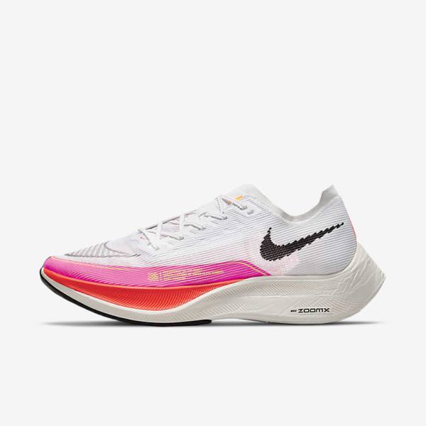 Nike ZoomX Vaporfly Next% 2 Straßen Rennfahrer Laufschuhe Herren Gold Orange Schwarz | NK537RIZ