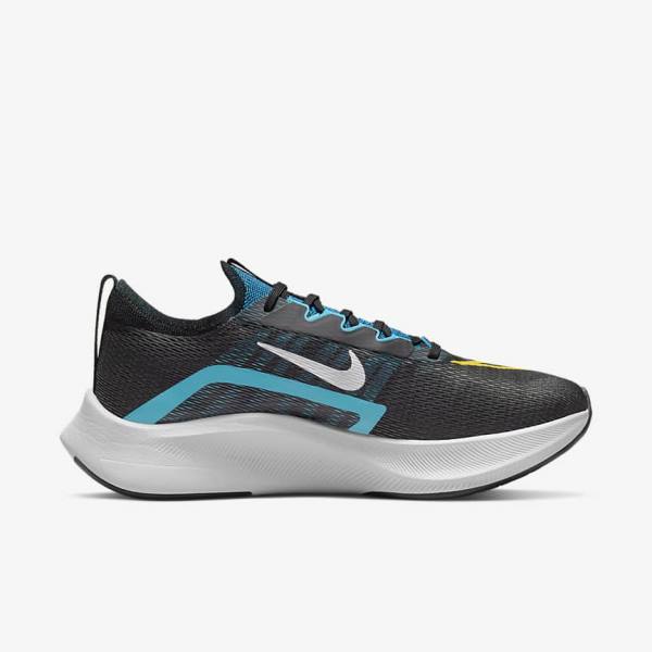 Nike Zoom Fly 4 Straßen Laufschuhe Herren Schwarz Grün Orange | NK127ITD