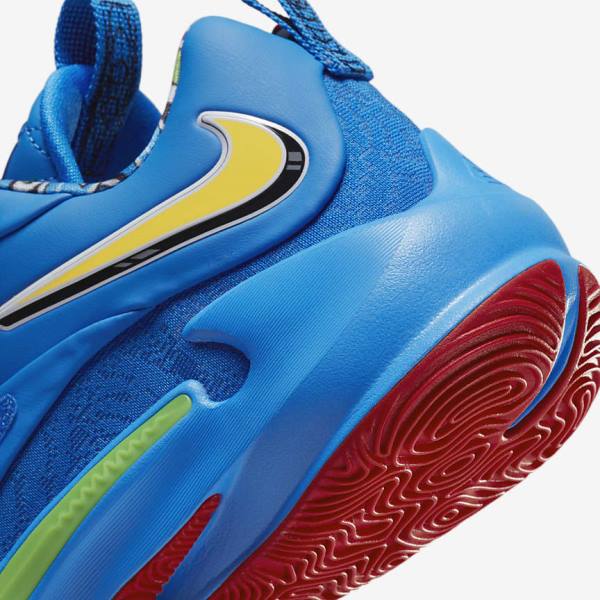 Nike Zoom Freak 3 Basketballschuhe Herren Blau Weiß Rot Schwarz | NK975QBK