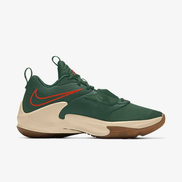 Nike Zoom Freak 3 By You Custom Basketballschuhe Herren Mehrfarbig | NK208PFQ