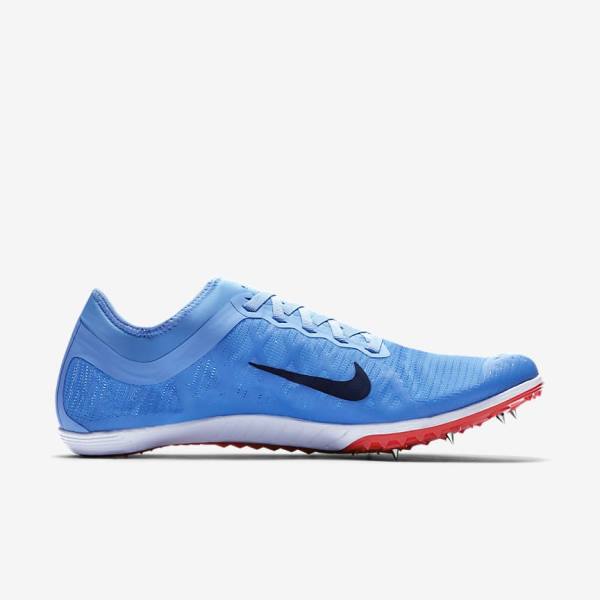 Nike Zoom Mamba 3 Unisex Distance Spike Laufschuhe Damen Blau Hellrot Blau | NK395ZHT