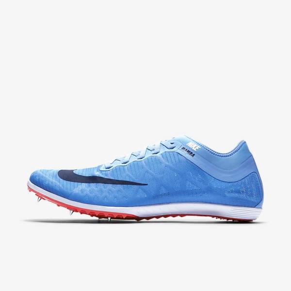 Nike Zoom Mamba 3 Unisex Distance Spike Laufschuhe Herren Blau Hellrot Blau | NK968MQT