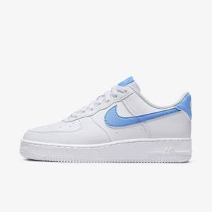 Nike Air Force 1 07 Next Nature Sneakers Damen Weiß Metal Silber Blau | NK758UDJ