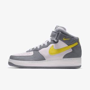 Nike Air Force 1 Mid By You Custom Sneakers Herren Mehrfarbig | NK267GYZ