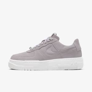 Nike Air Force 1 Pixel Sneakers Damen Grau Weiß Grau | NK723JGA