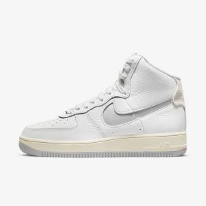 Nike Air Force 1 Sculpt Sneakers Damen Weiß Silber | NK089QIR