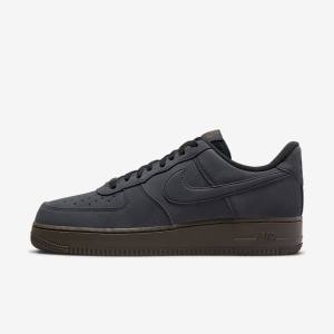 Nike Air Force 1 Sneakers Herren Weiß Dunkelschokolade | NK357LKG