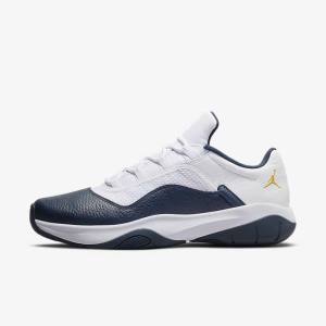 Nike Air Jordan 11 CMFT Low Jordan Schuhe Herren Weiß Navy | NK352DMC