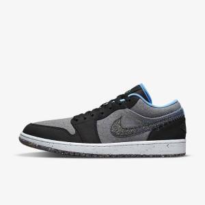 Nike Air Jordan 1 Low SE Jordan Schuhe Herren Grau Schwarz Blau | NK873TFJ