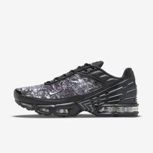 Nike Air Max Plus 3 Sneakers Herren Schwarz Dunkelgrau Weiß | NK825TFZ