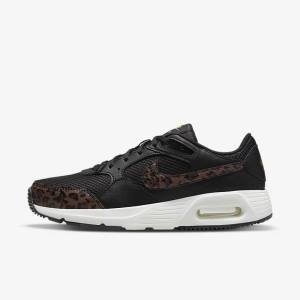 Nike Air Max SC Sneakers Damen Schwarz Metal Gold Braun | NK657MJQ