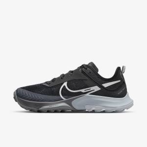 Nike Air Zoom Terra Kiger 8 Trail Laufschuhe Damen Schwarz Dunkelgrau Platin | NK278IHE