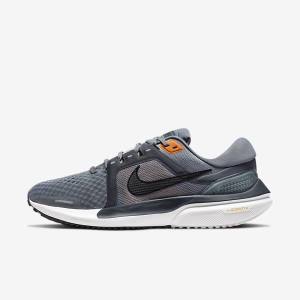 Nike Air Zoom Vomero 16 Straßen Laufschuhe Herren Grau Dunkelgrau Schwarz | NK792GQR