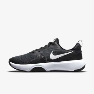 Nike City Rep TR Sportschuhe Damen Schwarz Dunkelgrau Weiß | NK753PRX