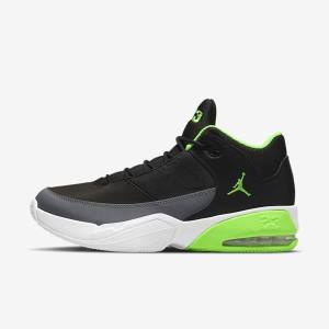 Nike Jordan Max Aura 3 Jordan Schuhe Herren Schwarz Grau Weiß Grün | NK127GSL