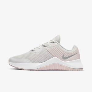 Nike MC Trainer Sportschuhe Damen Platin Rosa Weiß Metal Silber | NK395XJL