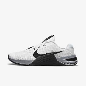 Nike Metcon 7 Sportschuhe Herren Weiß Grau Platin Schwarz | NK463VPH