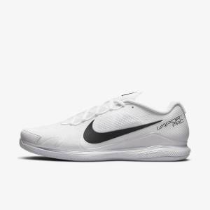 Nike NikeCourt Air Zoom Vapor Pro Carpet Tennisschuhe Herren Weiß Schwarz | NK561BOX