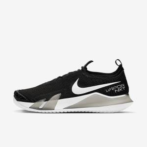 Nike NikeCourt React Vapor NXT Hard-Court Tennisschuhe Herren Schwarz Weiß | NK643LSH