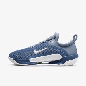 Nike NikeCourt Zoom NXT Clay Court Tennisschuhe Herren Navy Weiß | NK452MXV