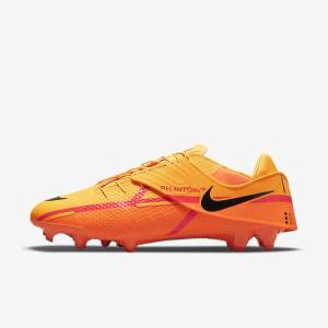 Nike Phantom GT2 Academy FlyEase MG Multi-Grounds Fußballschuhe Damen Orange Hellrot Schwarz | NK564IUC