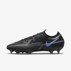 Nike Phantom GT2 Elite FG Firm-Ground Fußballschuhe Damen Schwarz Grau | NK762NKV